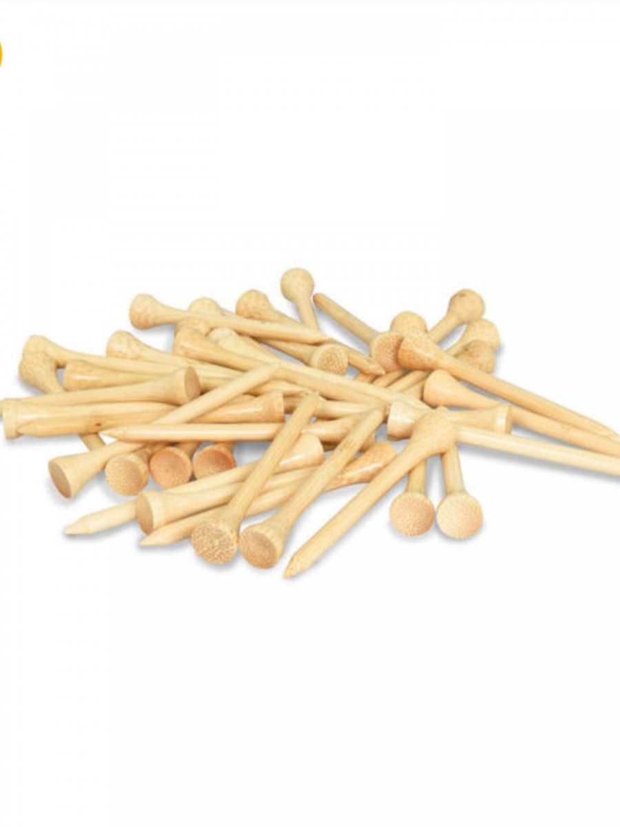 Green Tee - Bamboo 2 3/4 Natural Tees Bag 1000