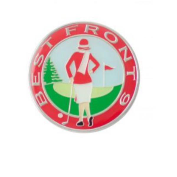 Surprize Shop Lady Golfer Best Front 9 Ball Marker