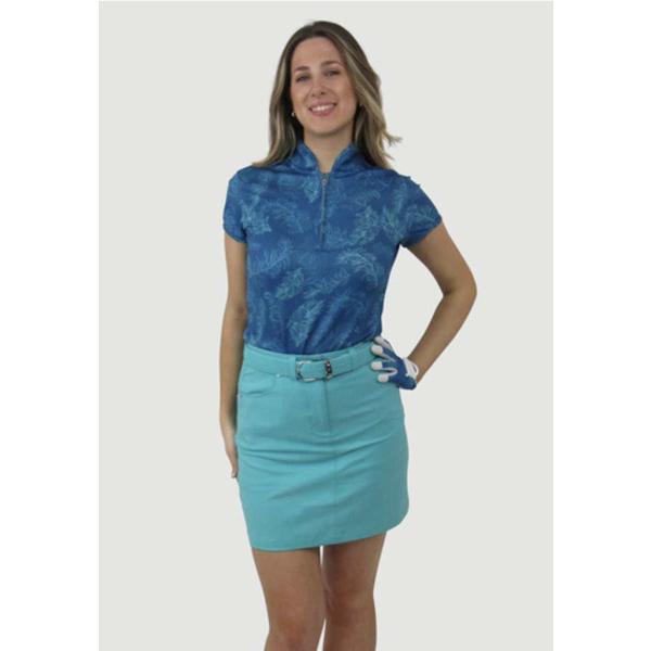 Pure Golf Calm Ladies Skort - Ocean Blue