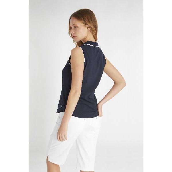 Green Lamb Nadia Club Sleeveless Polo Shirt - Image 6