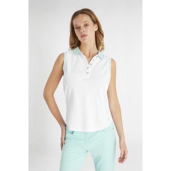 Green Lamb Nadia Club Sleeveless Polo Shirt - Image 10