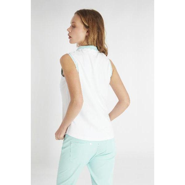 Green Lamb Nadia Club Sleeveless Polo Shirt - Image 11