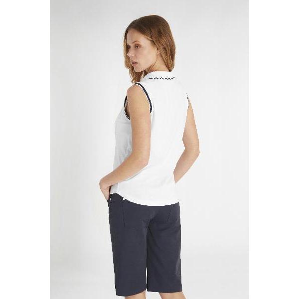 Green Lamb Nadia Club Sleeveless Polo Shirt - Image 14