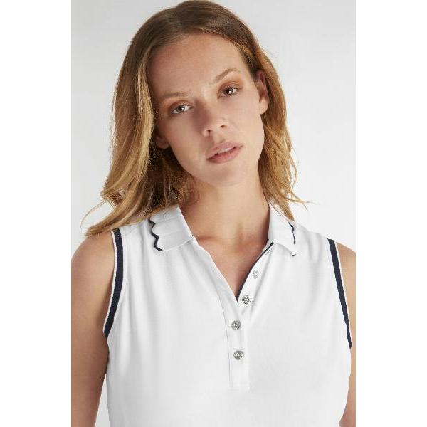 Green Lamb Nadia Club Sleeveless Polo Shirt - Image 15