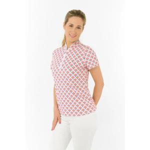 Ellen Sleeveless Ladies Polo Golf Shirt - Mediteranean Sunset