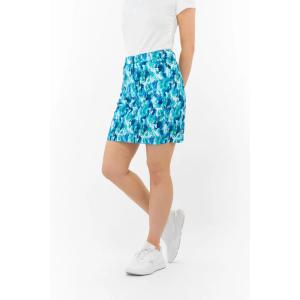 Ladies Golf Clarity Printed Golf Skort - Water Lily