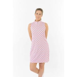 Pure Golf Miley Sleeveless Golf Dress - Mediterranean Sunset