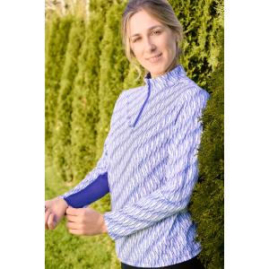 Pure Golf Balance Mid Layer Ladies Golf Top - Tidal Wave