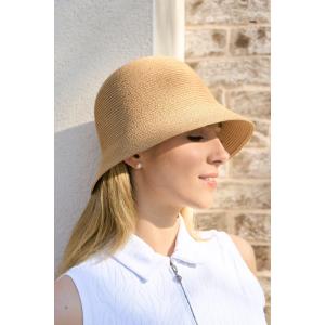 Lea Ladies Straw Golf Hat - Natural