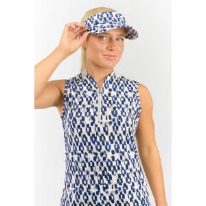 Arielle Patterned Golf Visor - Sands of Time Pure Golf