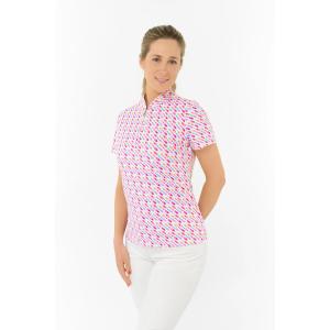 Pure Golf Ellen Short Sleeve Polo Golf Shirt - Fairway Fizz