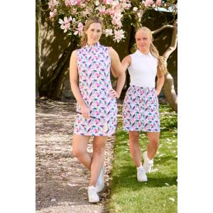 Ladies Golf Clarity Printed Golf Skort - Portrait of Paradise