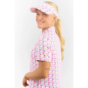 Arielle Patterned Golf Visor - Fairway Fizz