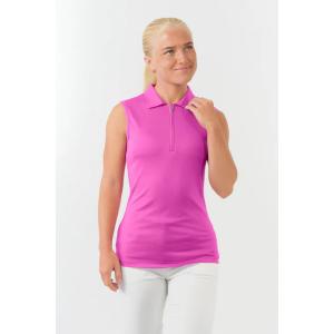 Thrive2 Sleeveless Ladies Golf Polo Shirt - Azalea Pink